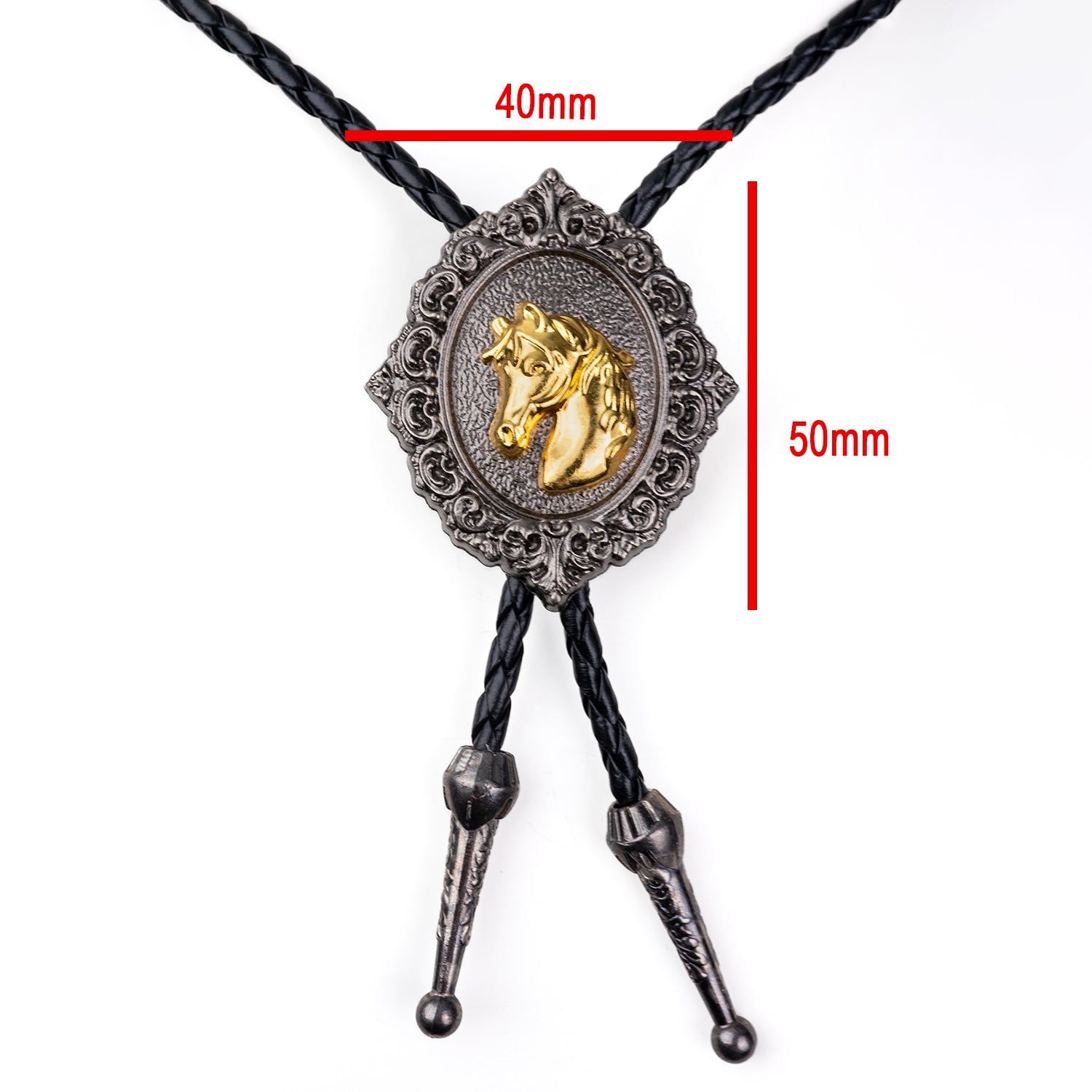 Golden Brumby Bolo Tie - Bolo-009