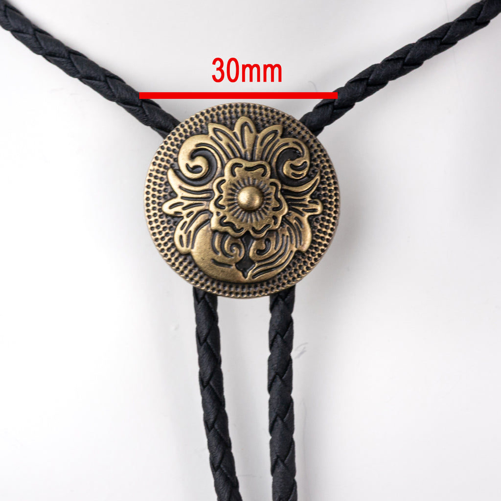 Western Wildflower Bolo Tie - Bolo-013