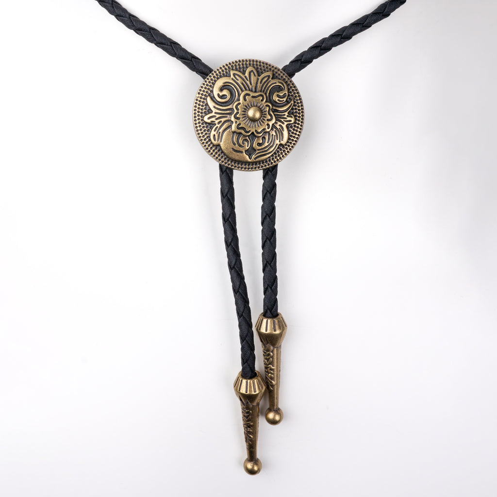 Western Wildflower Bolo Tie - Bolo-013