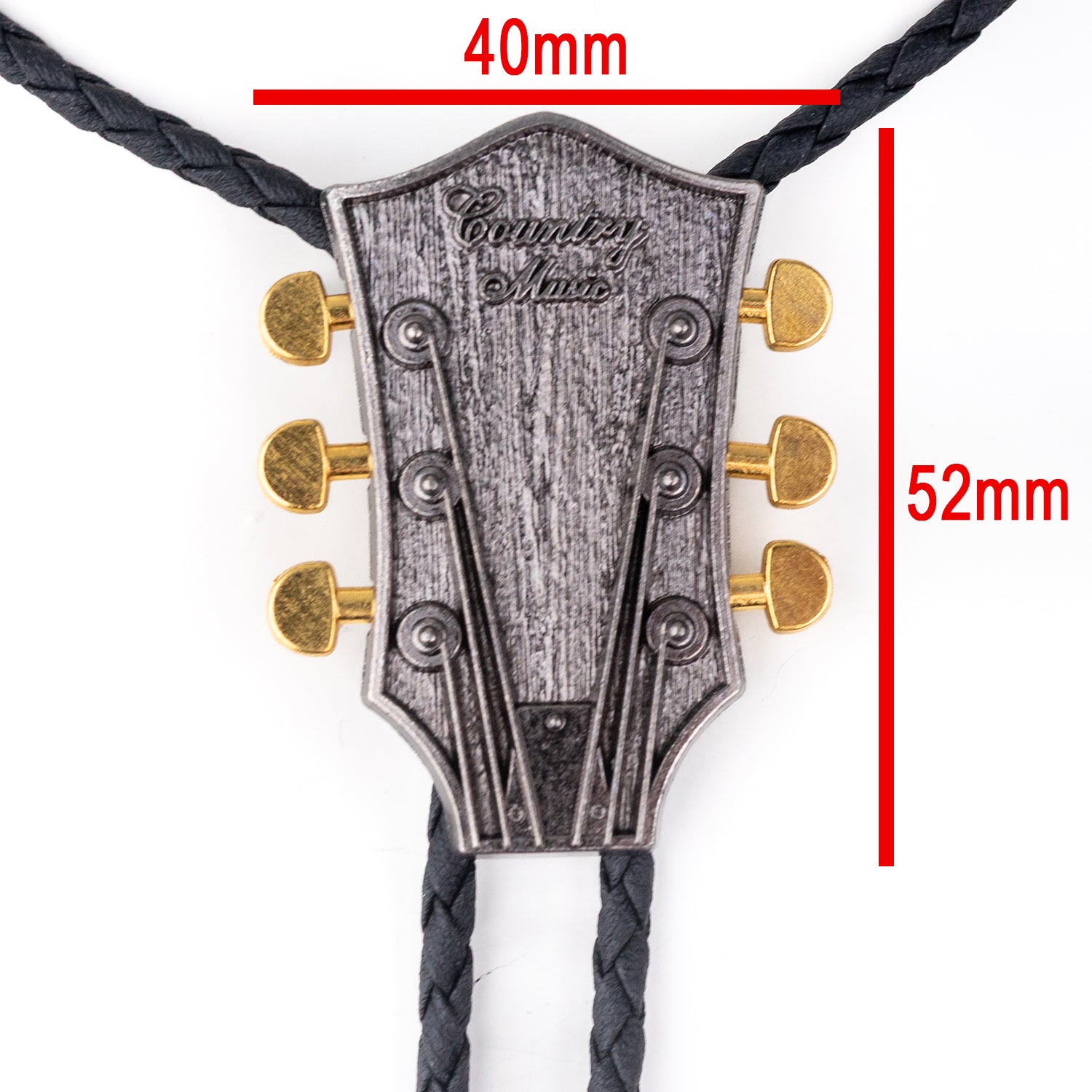 Six String Guitar Bolo Tie - Bolo-020
