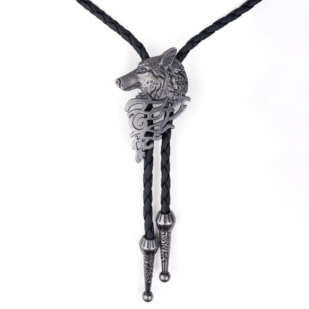 Lone Wolf Western Bolo Tie - Bolo-022