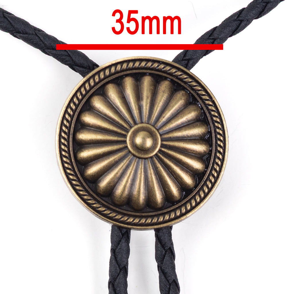 Golden Sunburst Bolo Tie - Bolo-026
