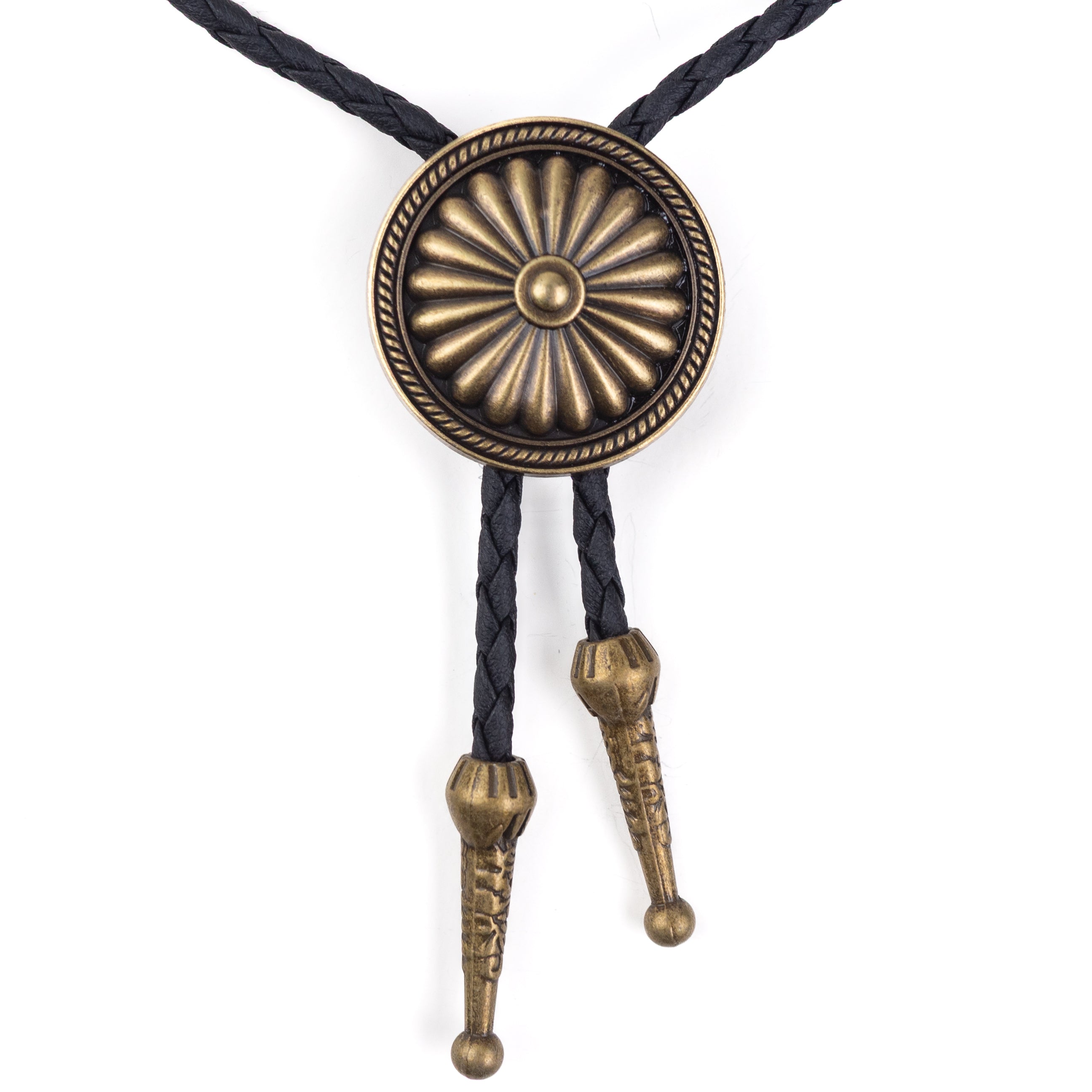 Golden Sunburst Bolo Tie - Bolo-026