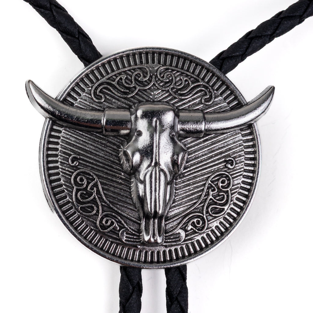 Steak Night Longhorn Bolo Tie - Bolo-027