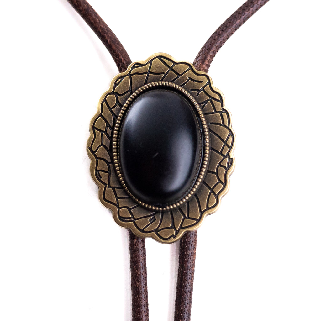 Black Thunder Bolo Tie - Bolo-029