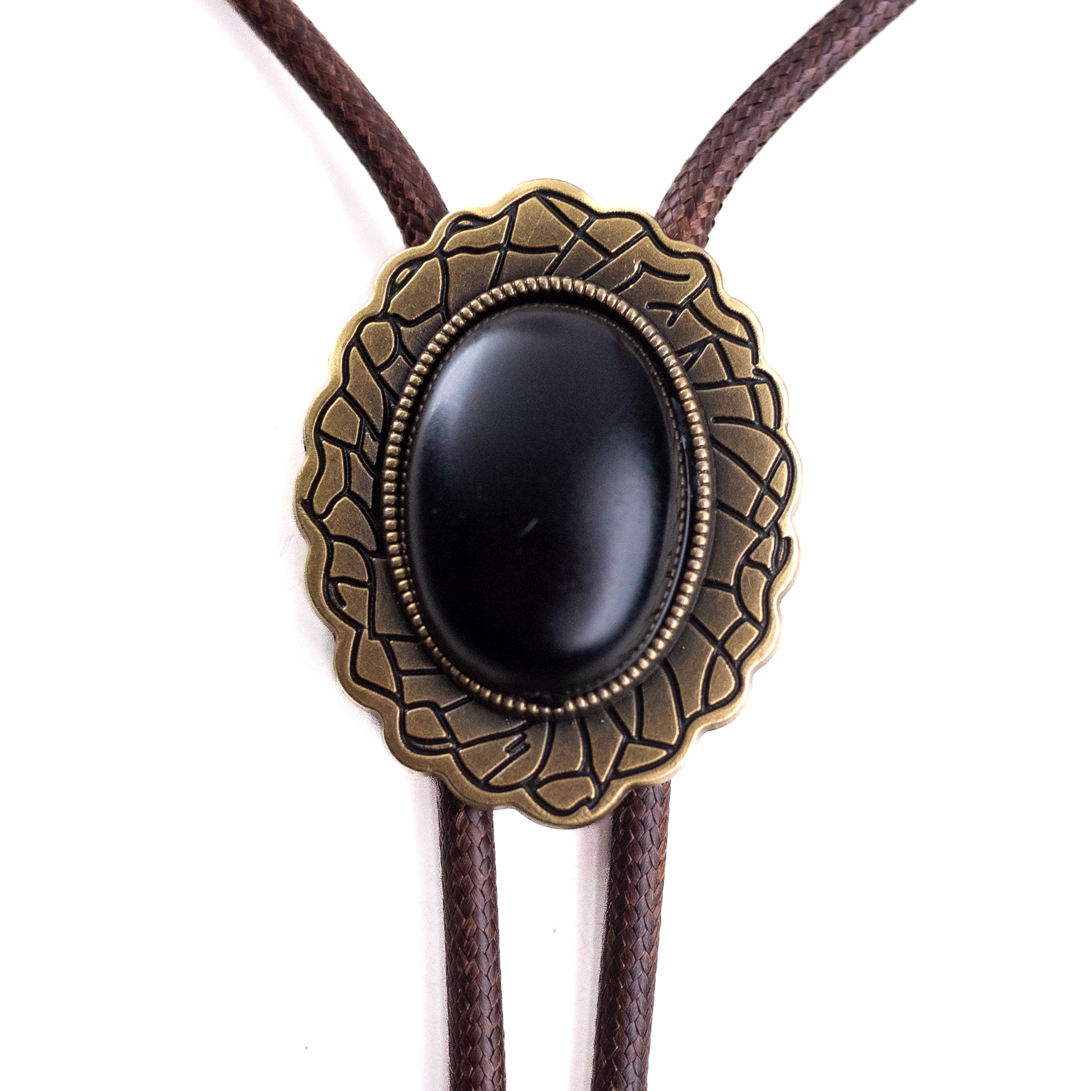 Black Thunder Bolo Tie - Bolo-029