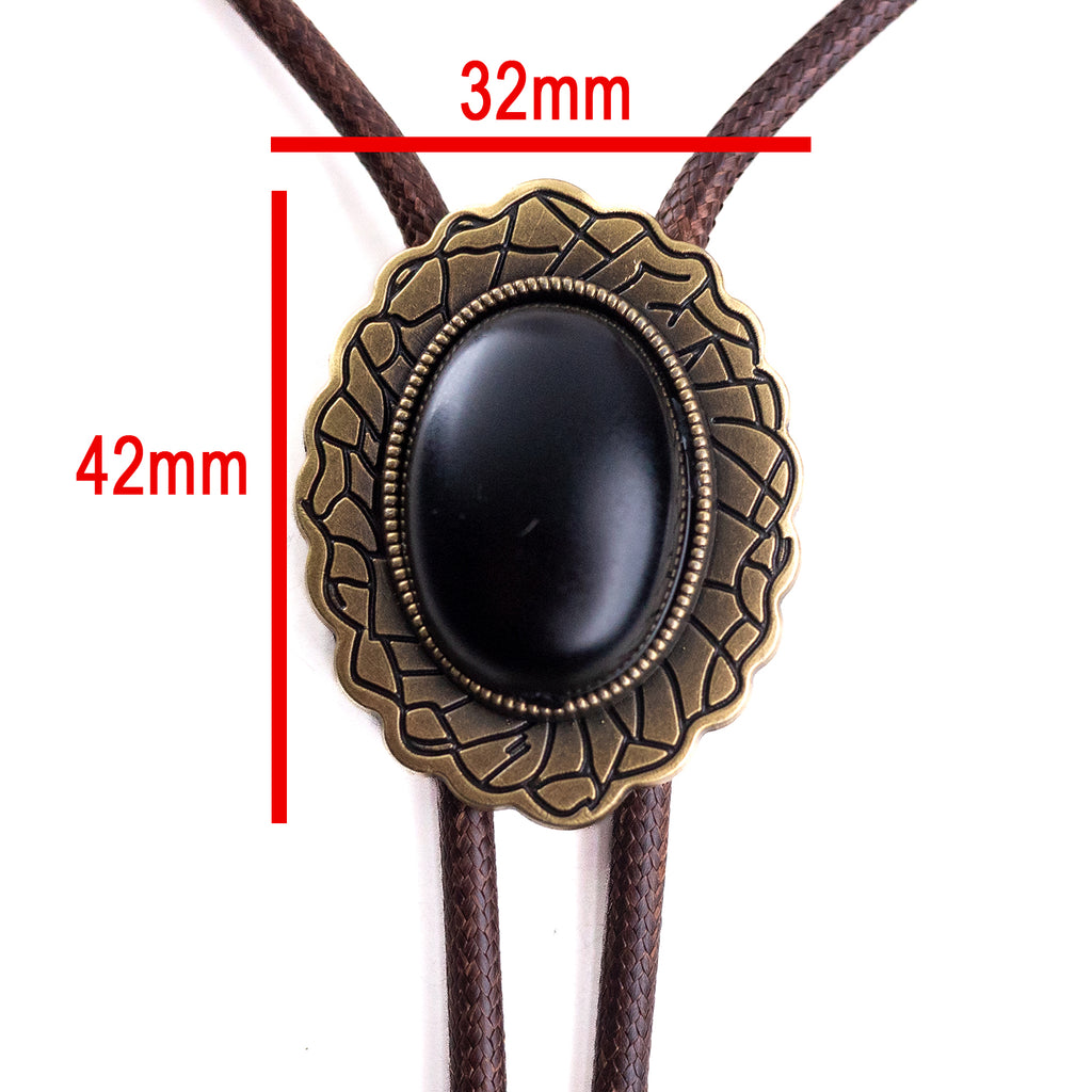 Black Thunder Bolo Tie - Bolo-029