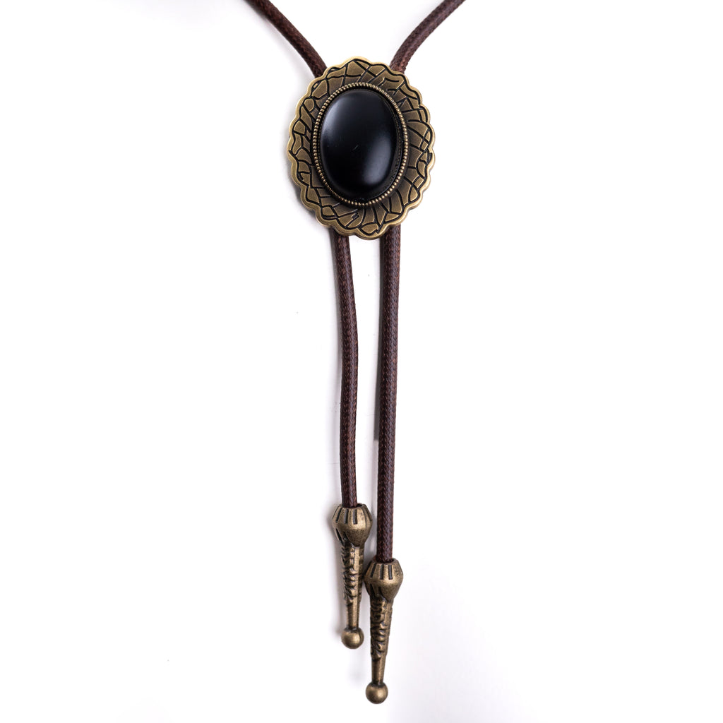Black Thunder Bolo Tie - Bolo-029