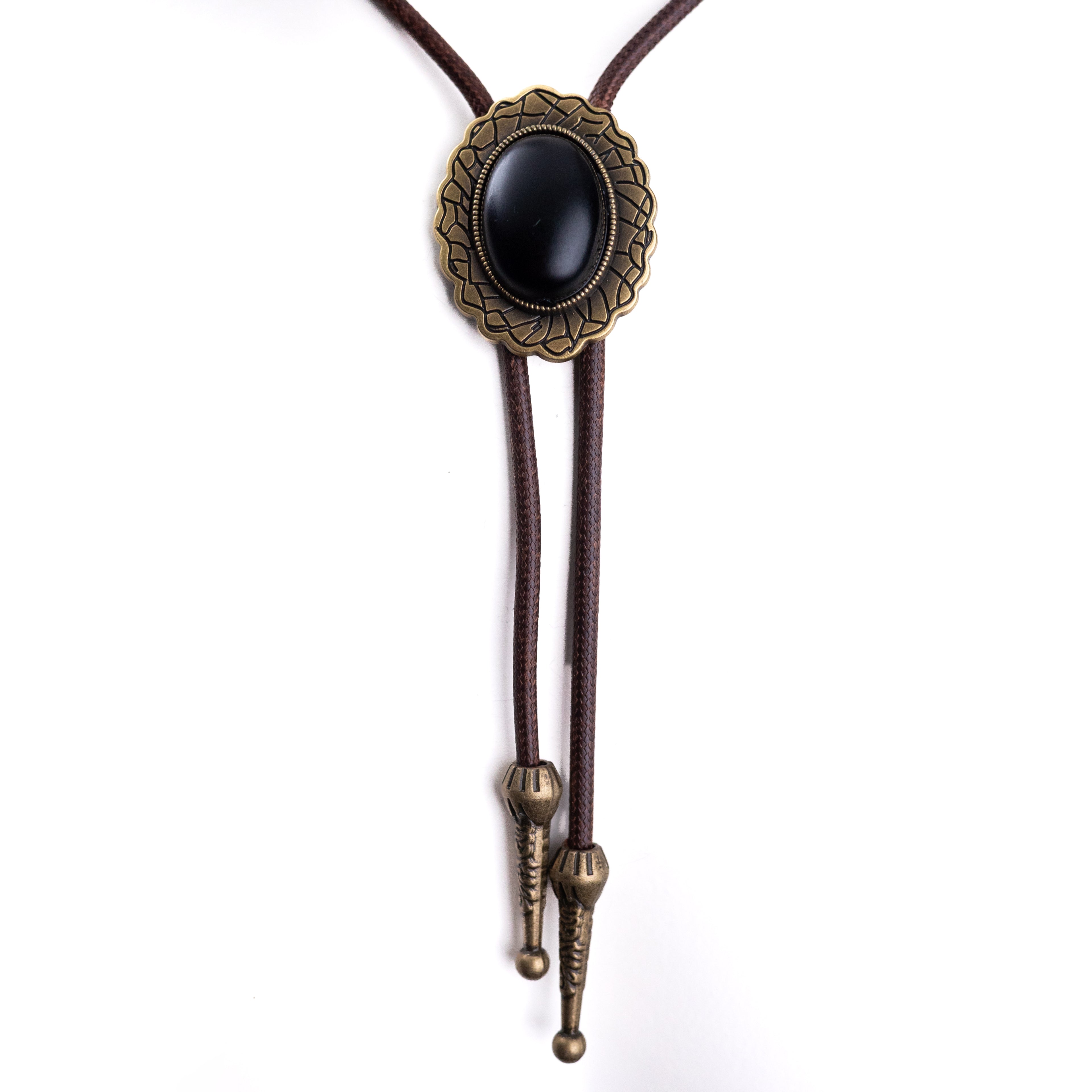 Black Thunder Bolo Tie - Bolo-029
