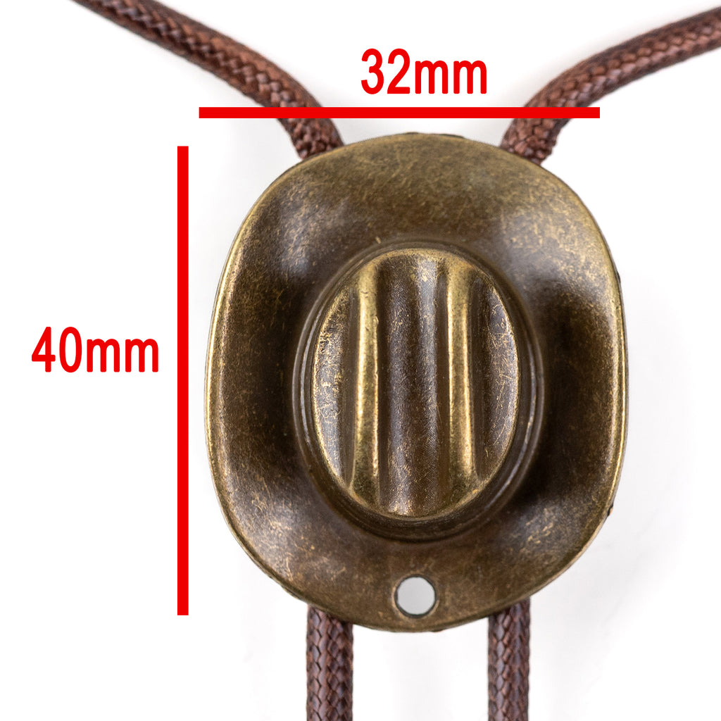 Customisable Cowboy Hat Bolo Tie - Bolo-030