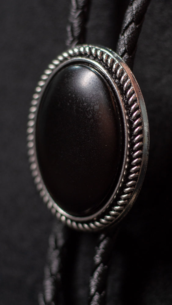 Black Opal Nightfall Bolo Tie -Bolo-004