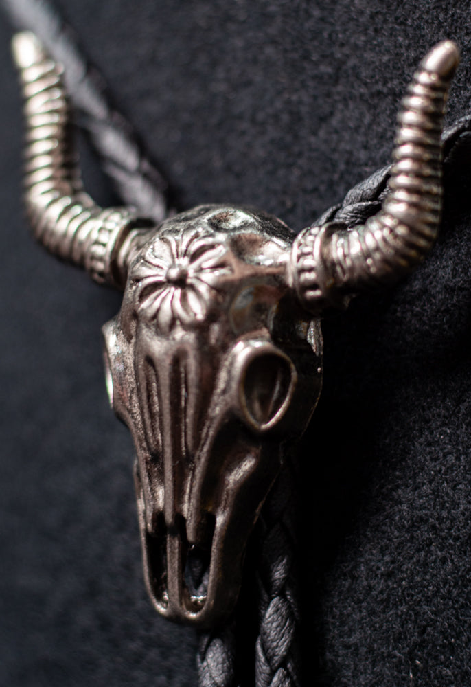 Longhorn Skull Bolo Tie - Bolo-011