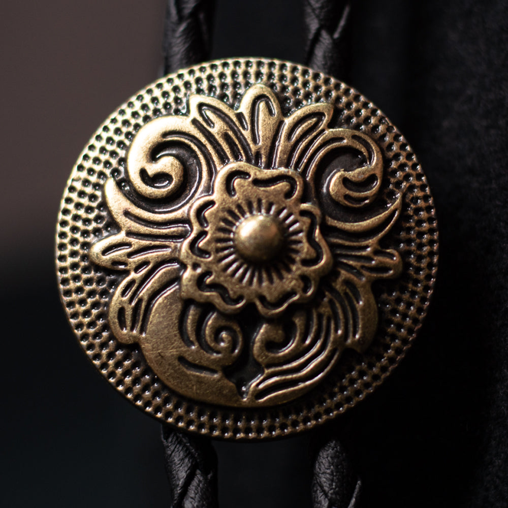 Western Wildflower Bolo Tie - Bolo-013