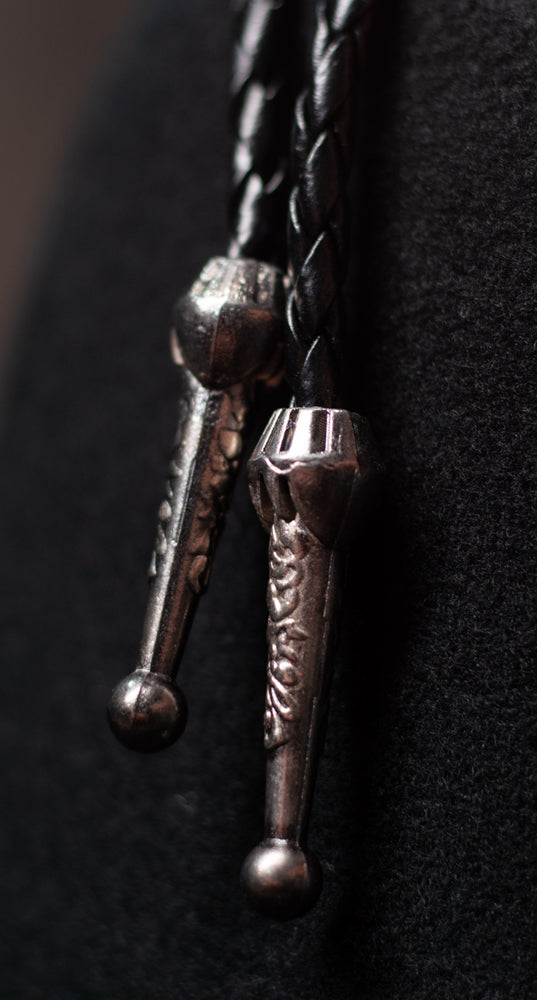 Golden Longhorn Bolo Tie - Bolo-019