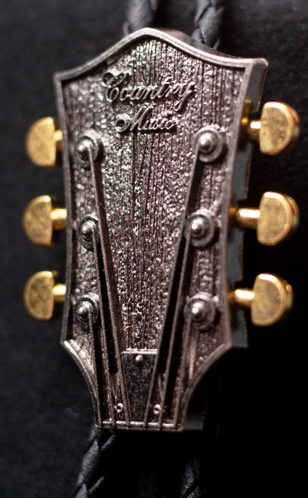 Six String Guitar Bolo Tie - Bolo-020