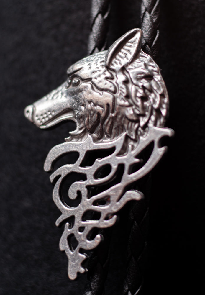 Lone Wolf Western Bolo Tie - Bolo-022