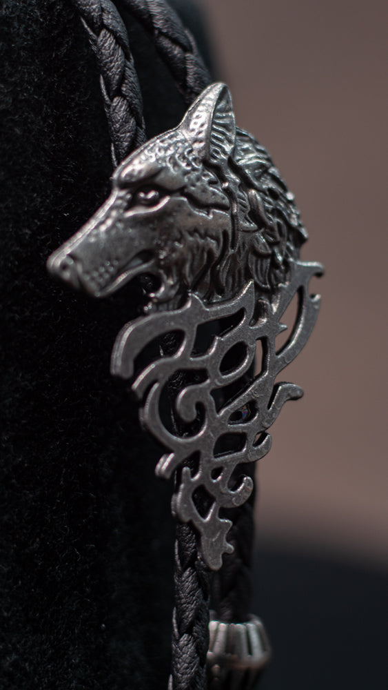 Lone Wolf Western Bolo Tie - Bolo-022