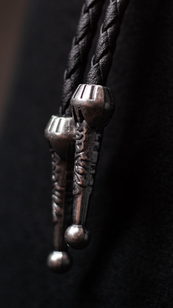 Silver Sunburst Bolo Tie - Bolo-025