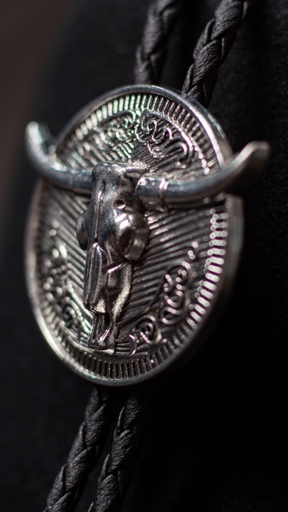 Steak Night Longhorn Bolo Tie - Bolo-027