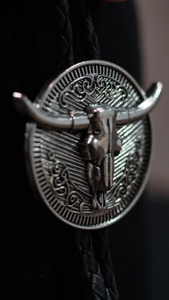 Steak Night Longhorn Bolo Tie - Bolo-027