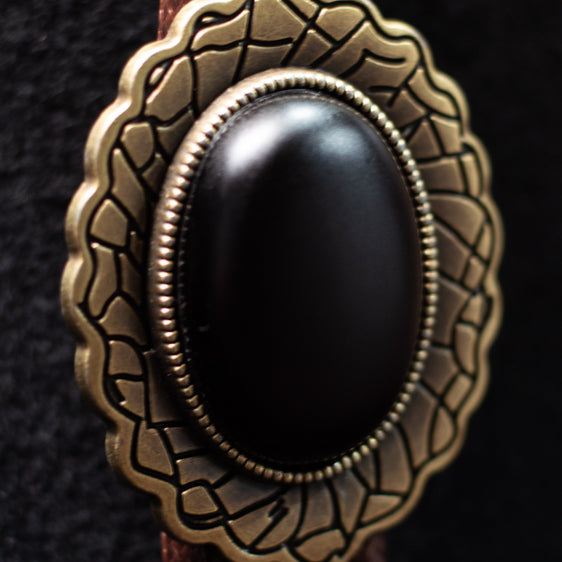 Black Thunder Bolo Tie - Bolo-029