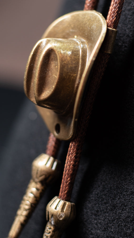 Customisable Cowboy Hat Bolo Tie - Bolo-030