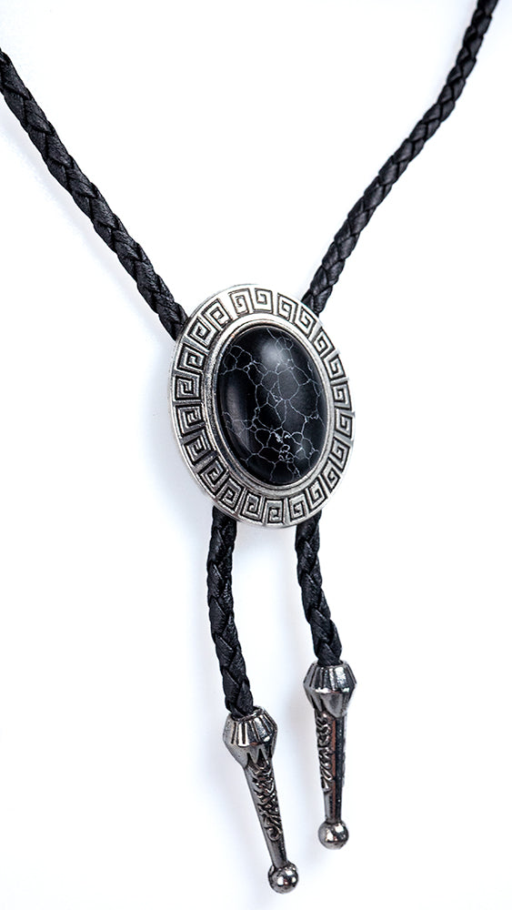 Black Lightning Storm Bolo Tie Bolo-039