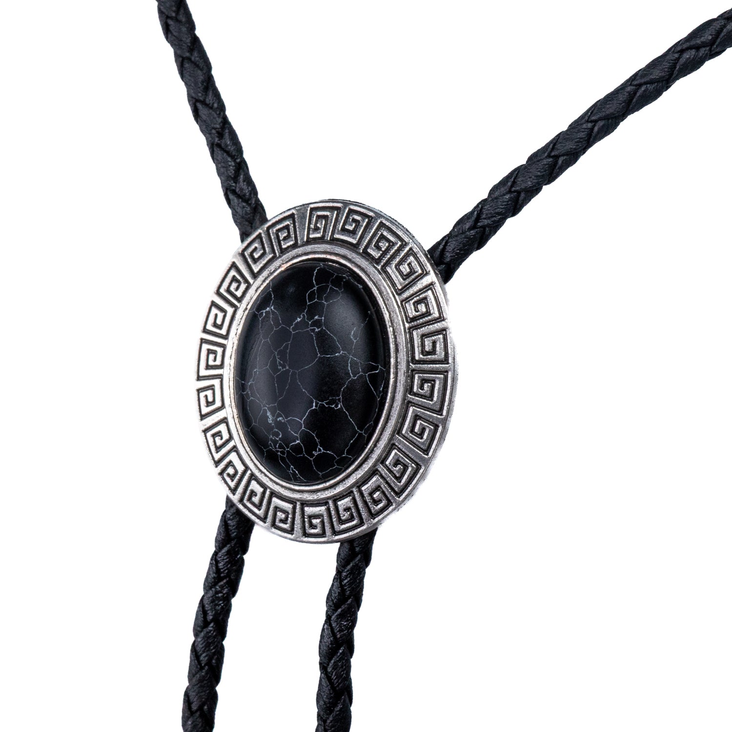 Black Lightning Storm Bolo Tie Bolo-039