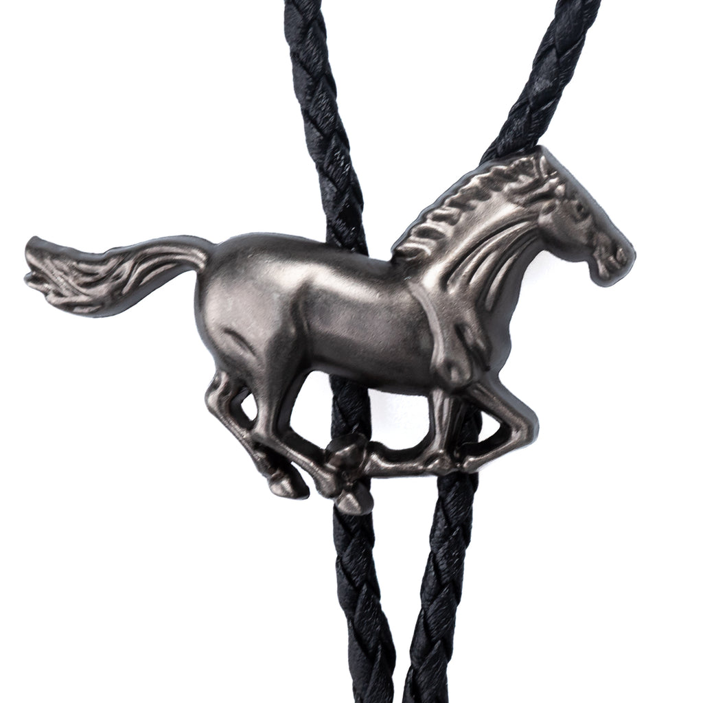 Silber Brumby Bolo Tie Bolo-44
