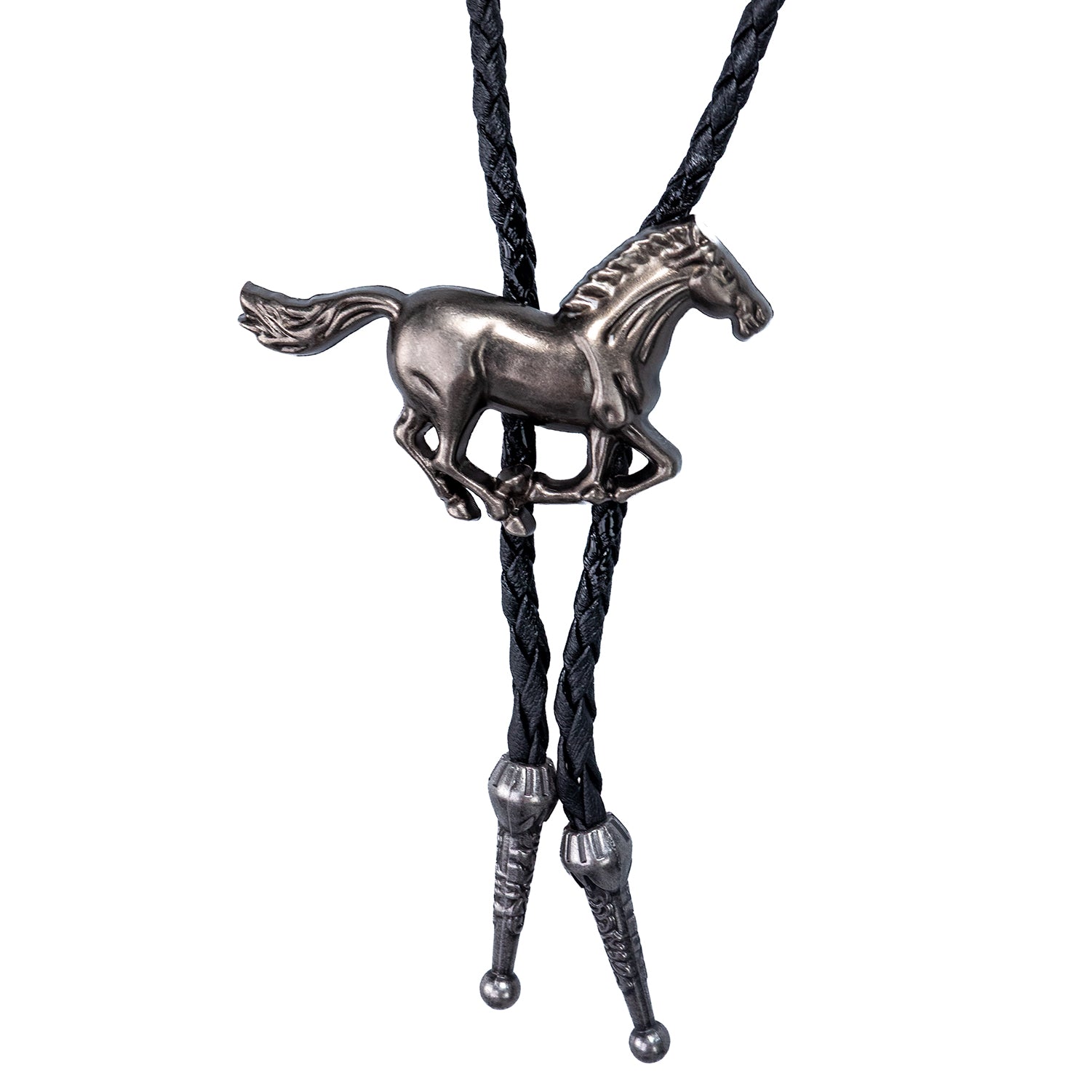 Silber Brumby Bolo Tie Bolo-44