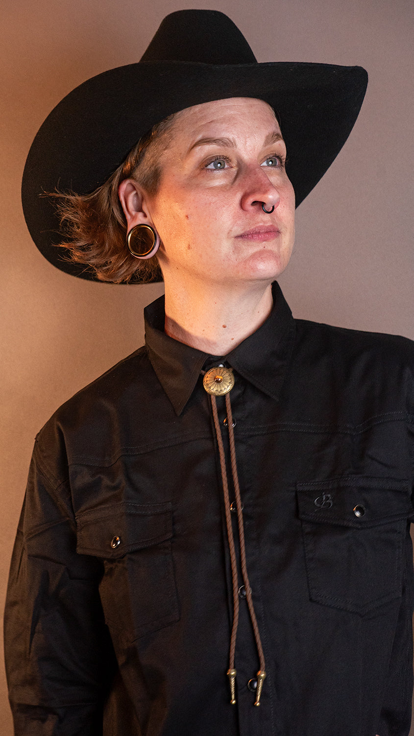 Outback Amber Bolo Tie Bolo-52