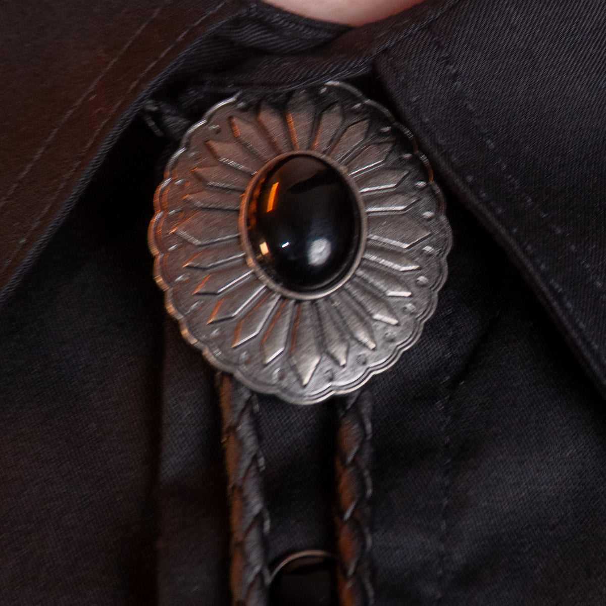 Midnight Ironbark Bolo Tie - Bolo-55
