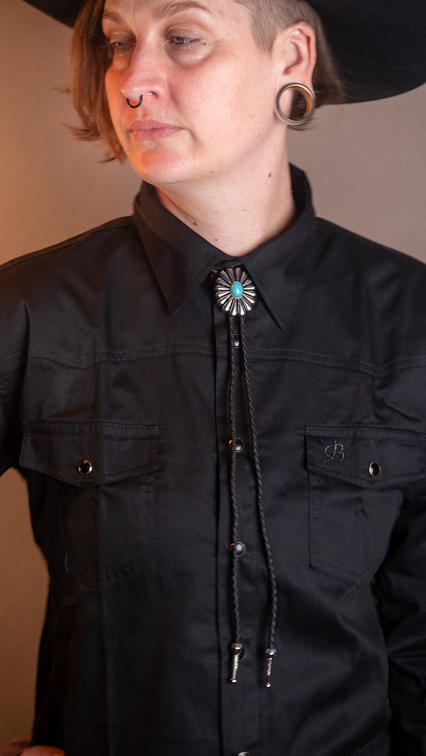 Turquoise Dawn Bolo Tie Bolo-56