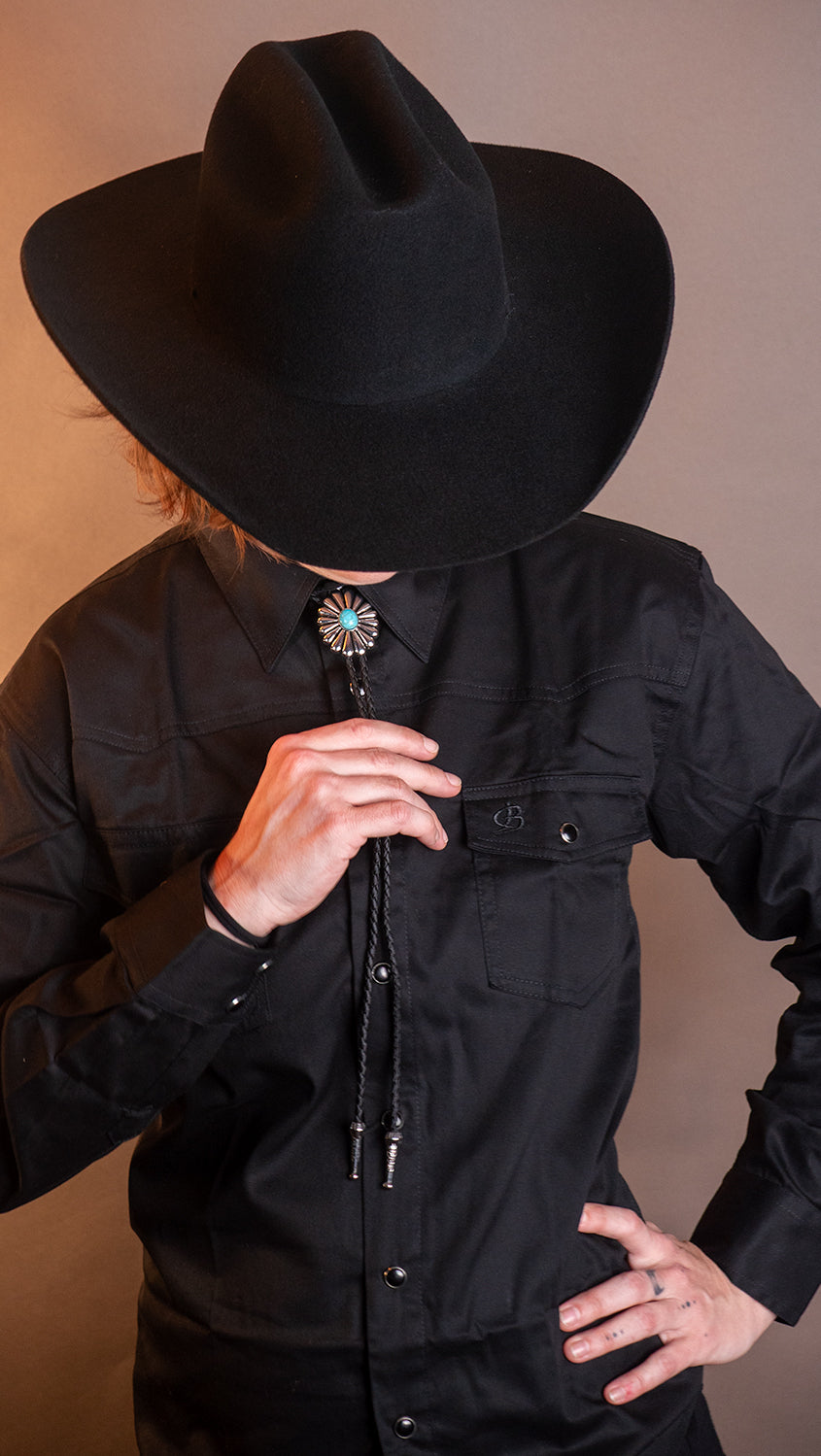 Turquoise Dawn Bolo Tie Bolo-56