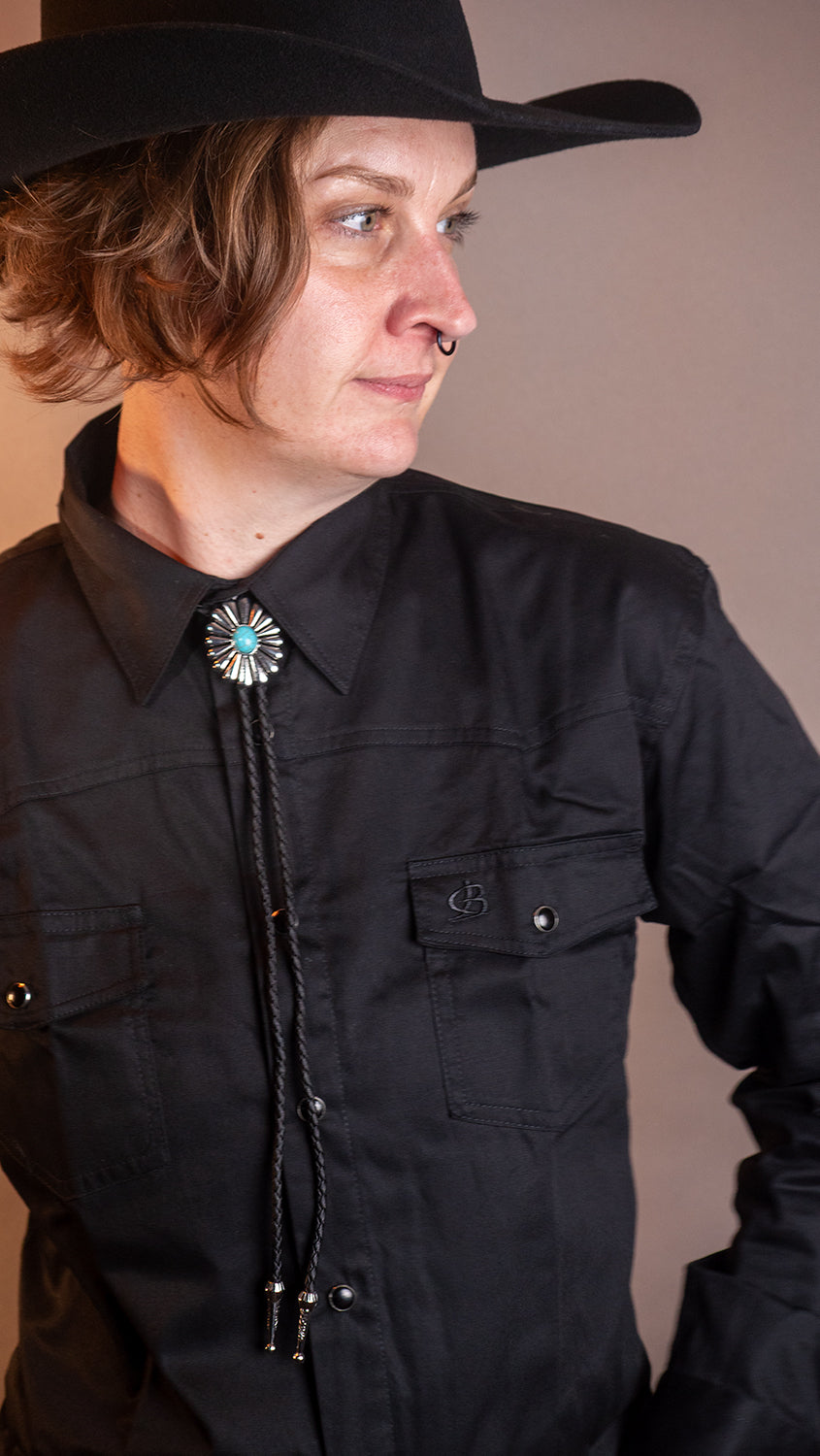 Turquoise Dawn Bolo Tie Bolo-56