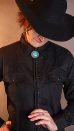 Feathered Halo Bolo Tie - Bolo-61