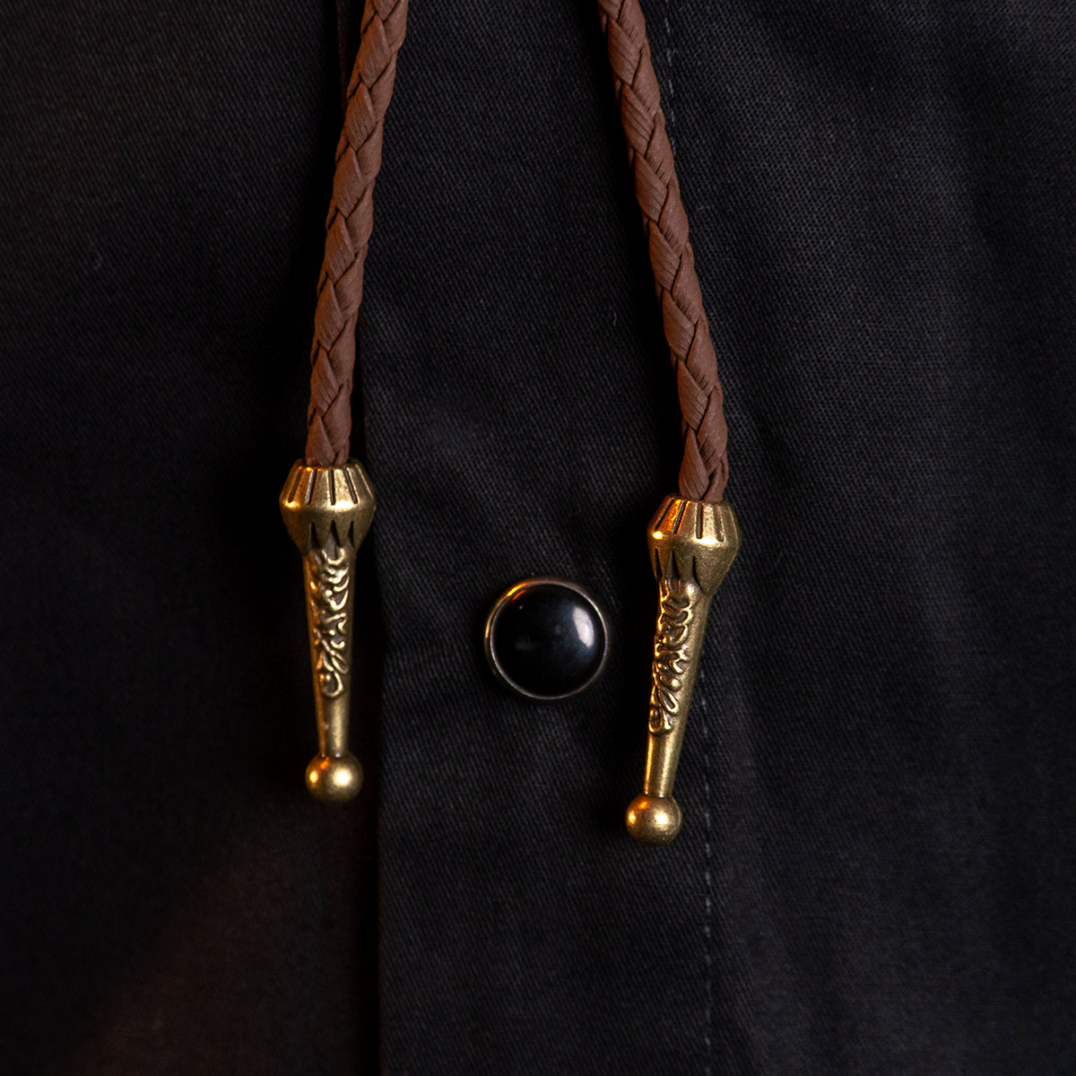 Outback Amber Bolo Tie Bolo-52