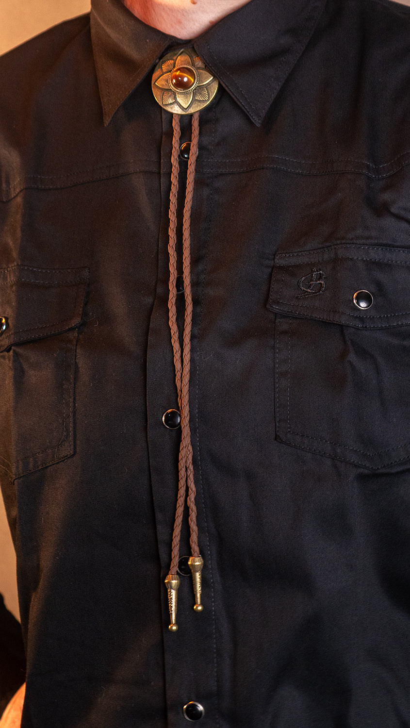 Bush Blossom Bolo Tie Bolo-53
