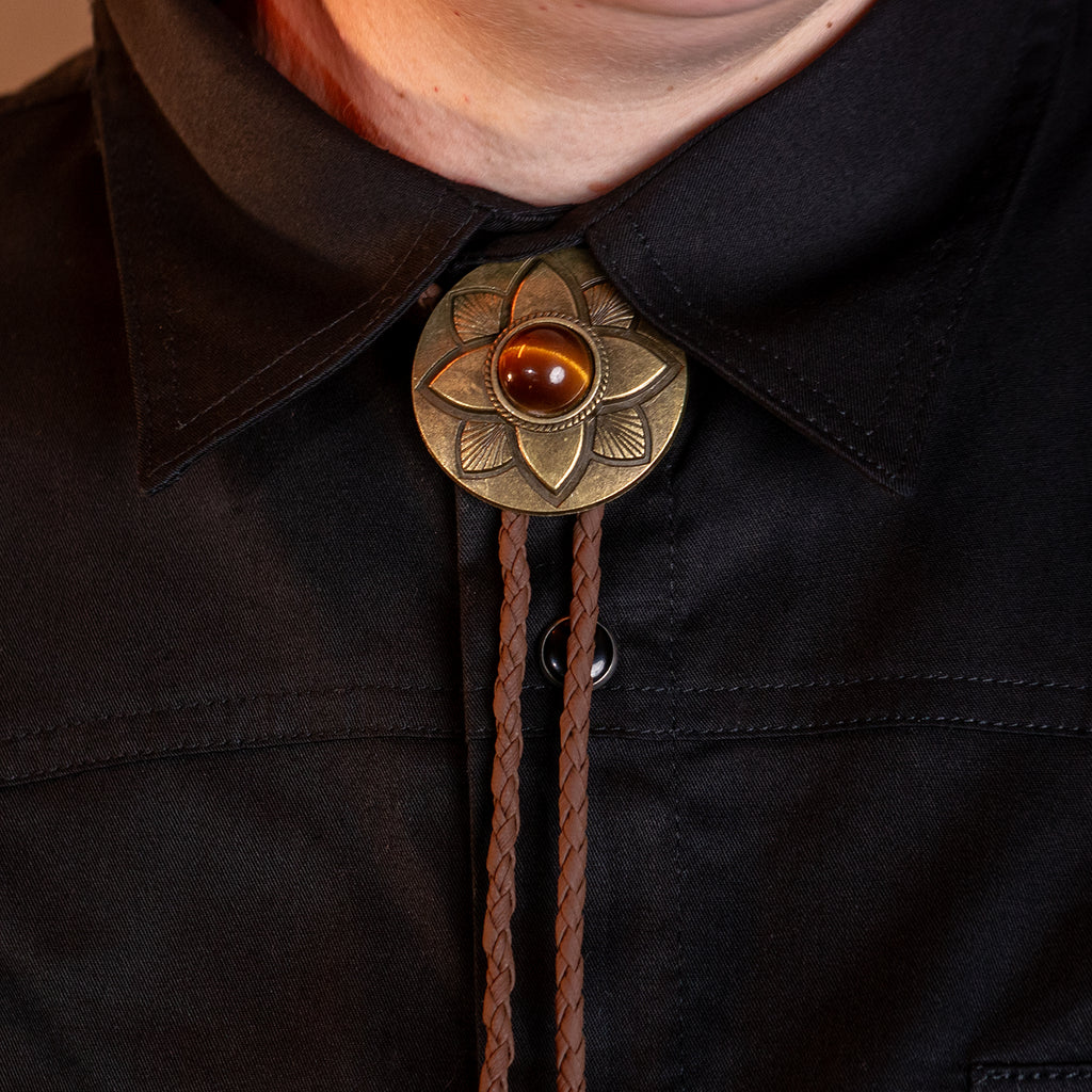 Bush Blossom Bolo Tie Bolo-53