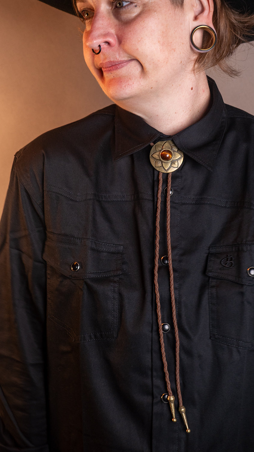 Bush Blossom Bolo Tie Bolo-53
