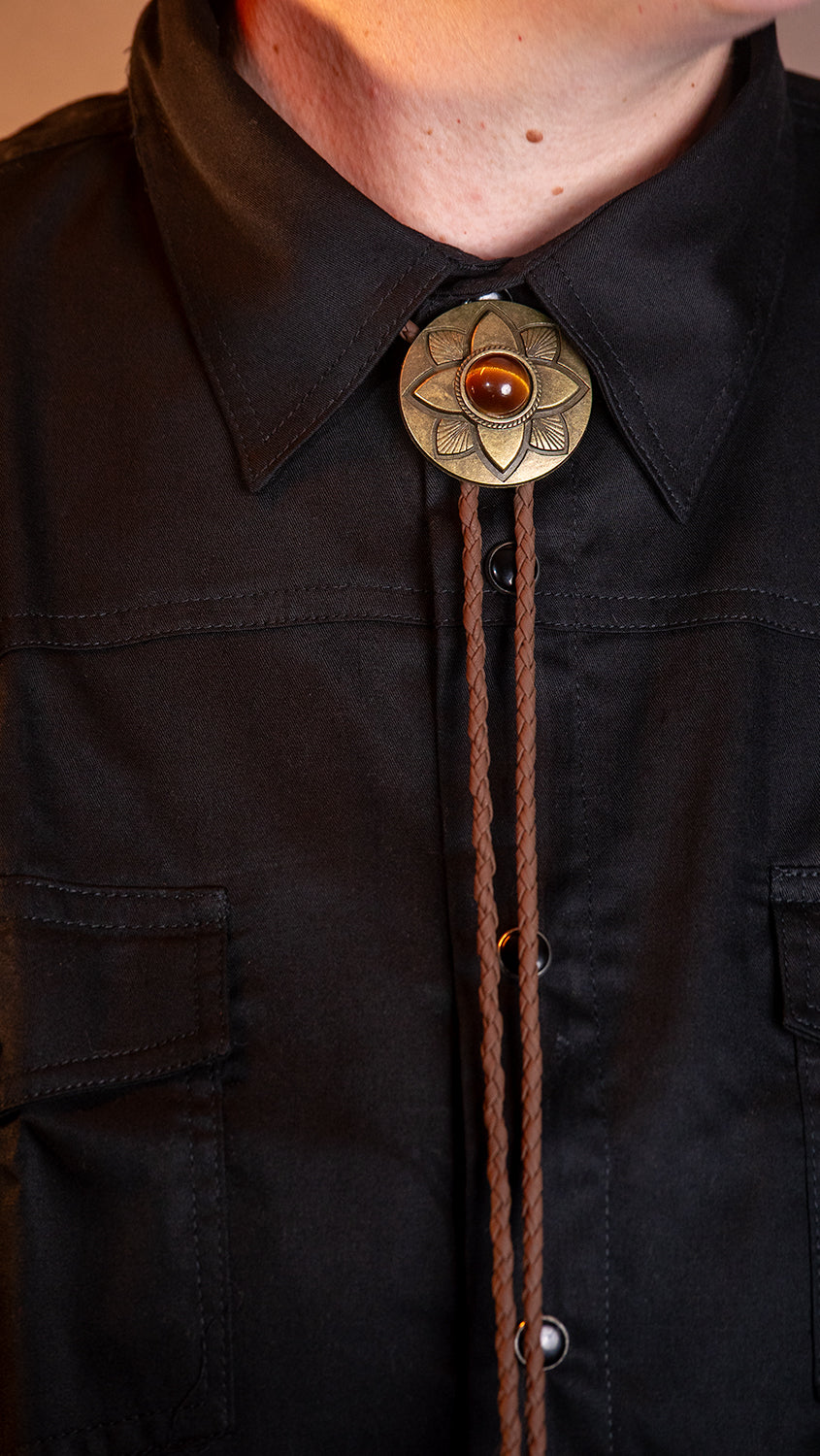 Bush Blossom Bolo Tie Bolo-53