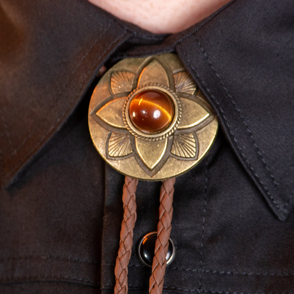 Bush Blossom Bolo Tie Bolo-53