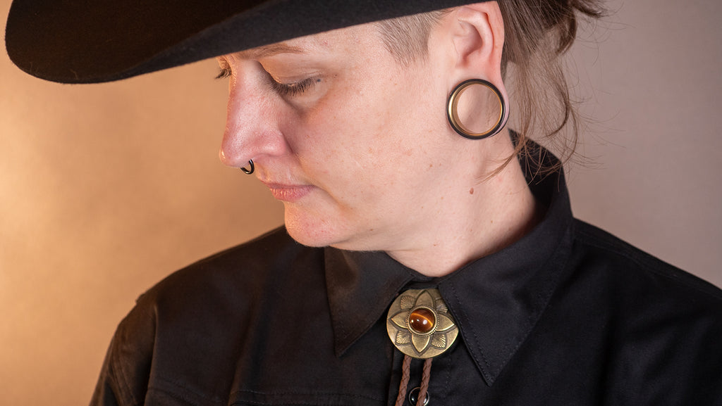 Bush Blossom Bolo Tie Bolo-53